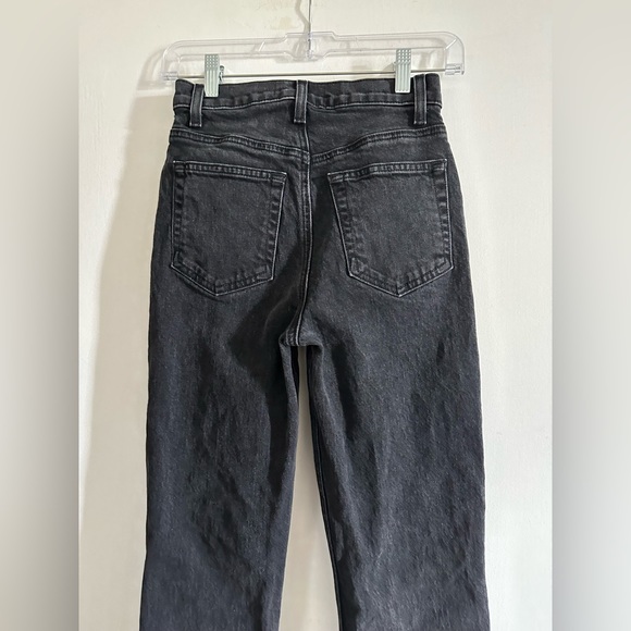 Reformation Jeans Denim Black Cindy Bootleg Jean in Erie Wash size 24 EUC - Picture 5 of 10